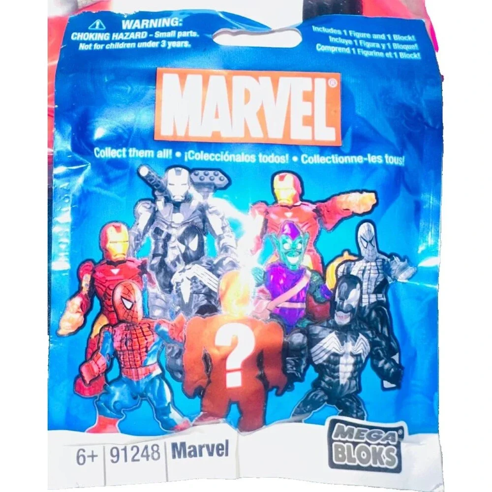 Marvel Mega Bloks Series 1 (Brand NEW) 1  Pack Blind Bag